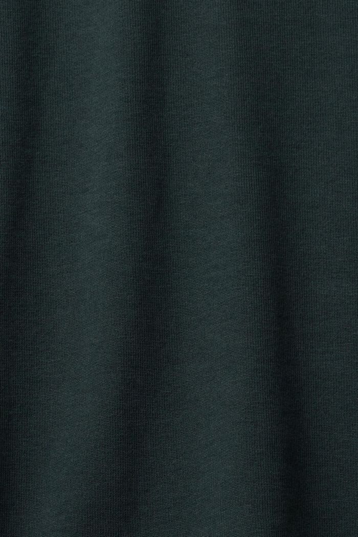 Long sleeve polo shirt, DARK TEAL GREEN, detail image number 1