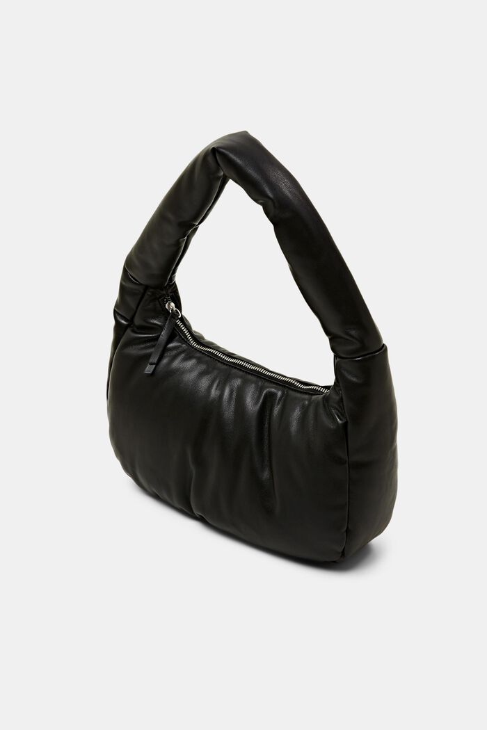 Padded Shoulder Bag, BLACK, detail image number 2