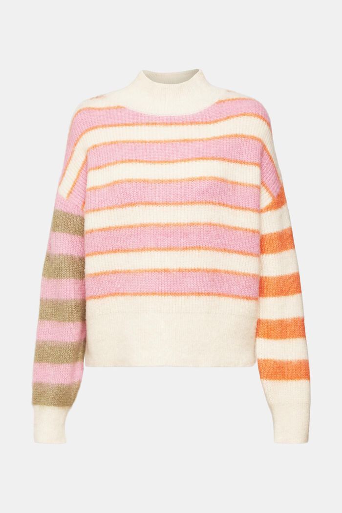 Striped wool blend jumper, ICE, detail image number 7