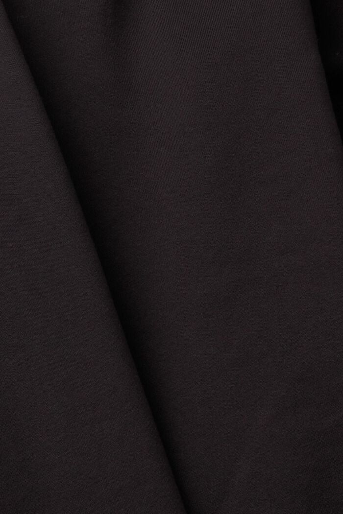 Varsity hooded dress, BLACK, detail image number 5