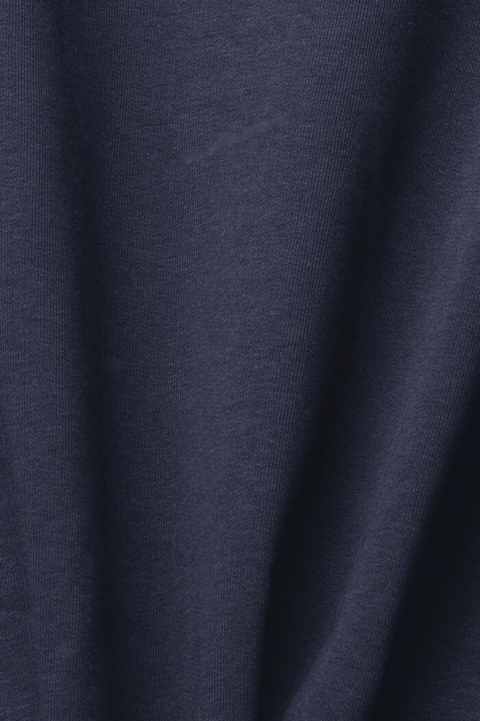 Made of recycled material: hoodie with logo embroidery, NAVY, detail image number 1