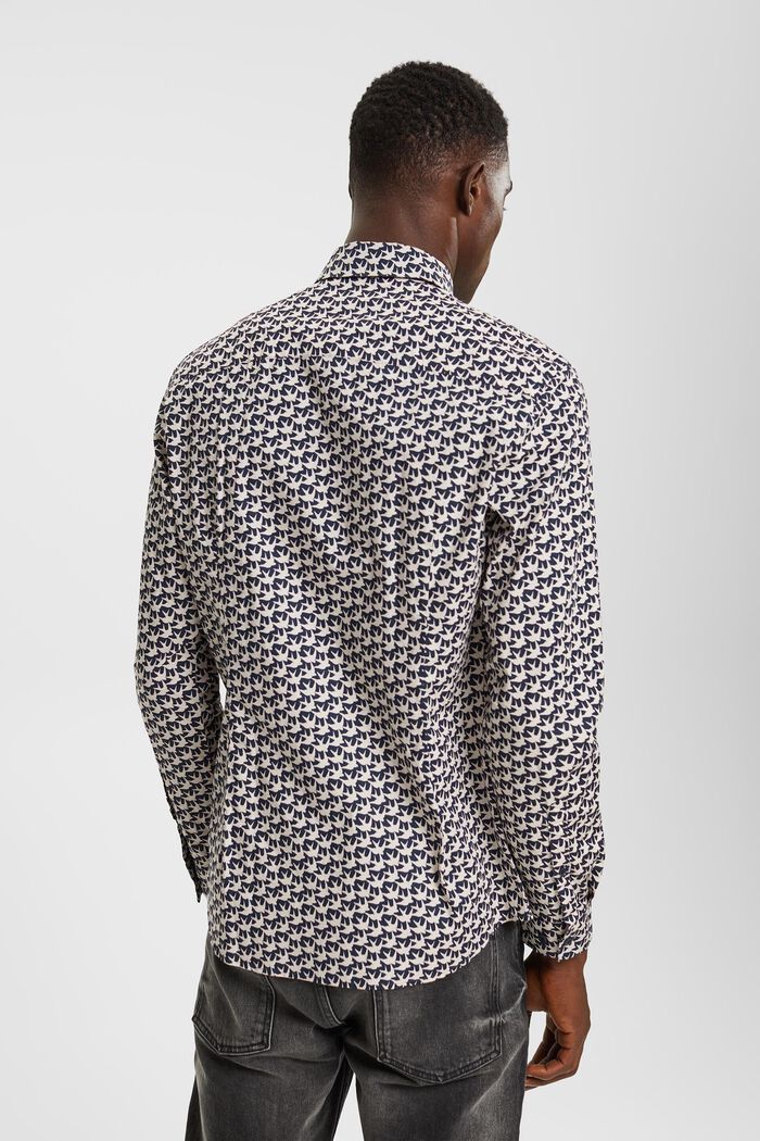 All-over print shirt, NAVY, detail image number 3
