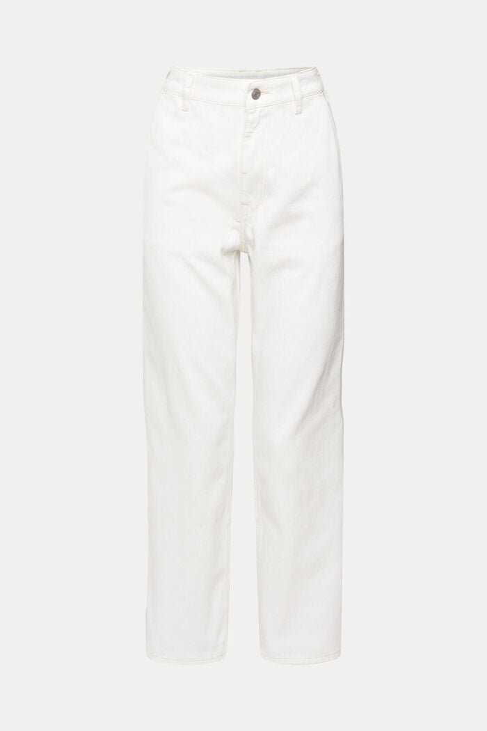 High-rise dad fit jeans, OFF WHITE, detail image number 7