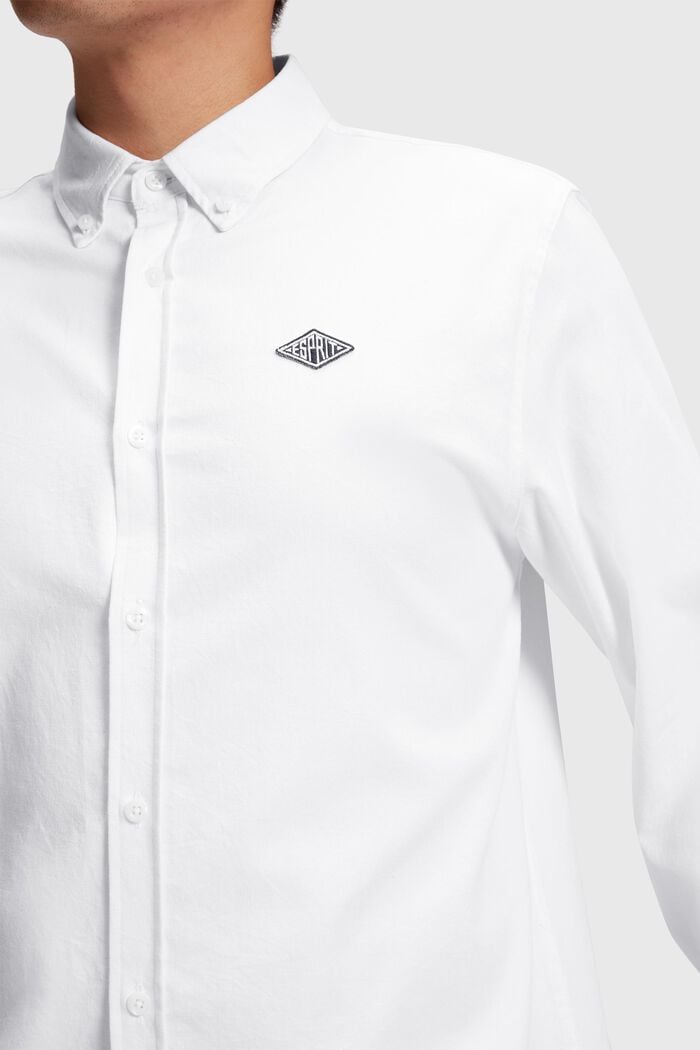 ESPRIT x Rest & Recreation Capsule Oxford Shirt, WHITE, detail image number 4