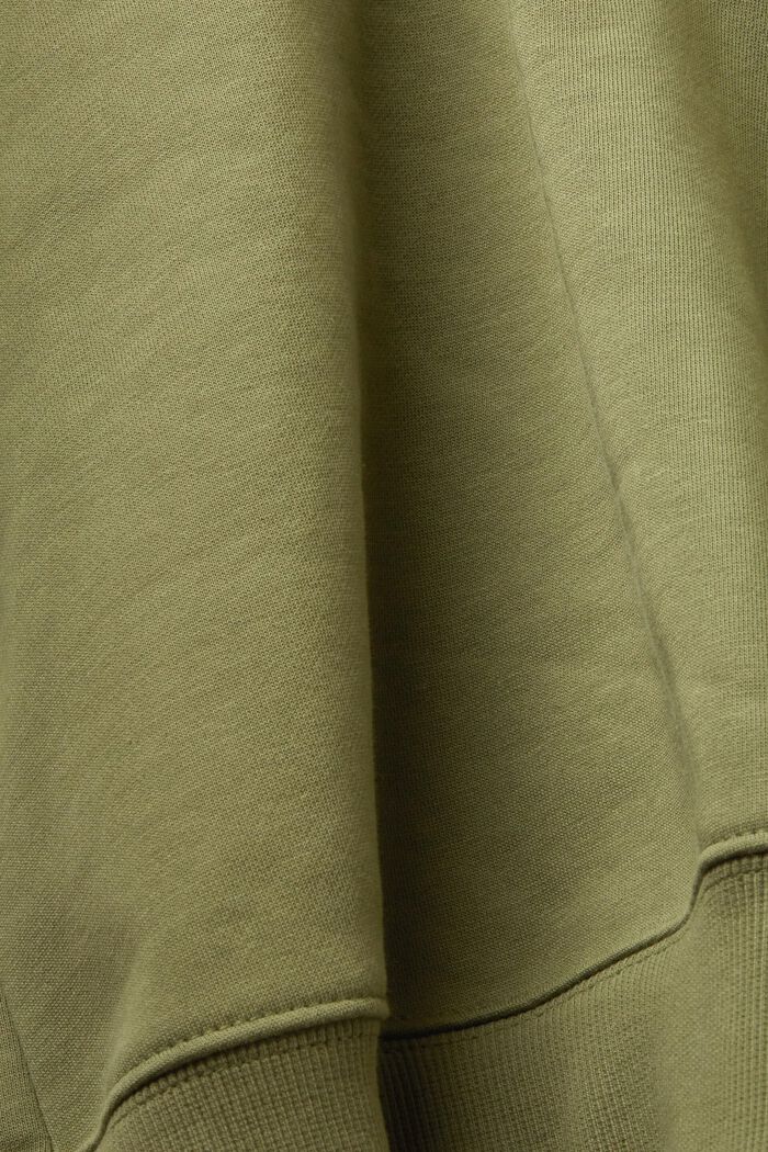 Half-zip sweatshirt, OLIVE, detail image number 5