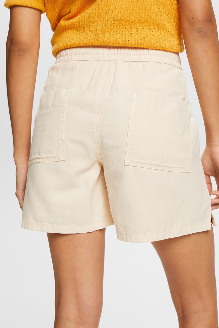 Casual shorts with elasticated waistband, PASTEL PINK, detail image number 2