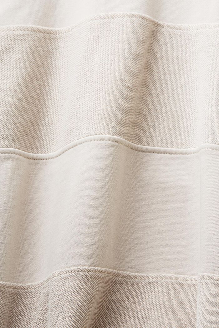 Textured Organic Cotton Sweatshirt, LIGHT BEIGE, detail image number 5