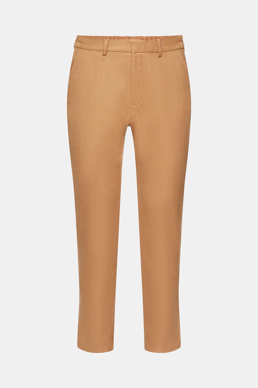 Wool touch trousers