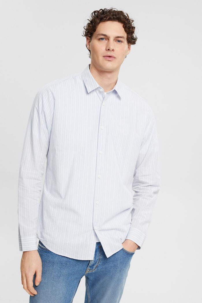 Striped shirt, LIGHT BLUE, detail image number 0
