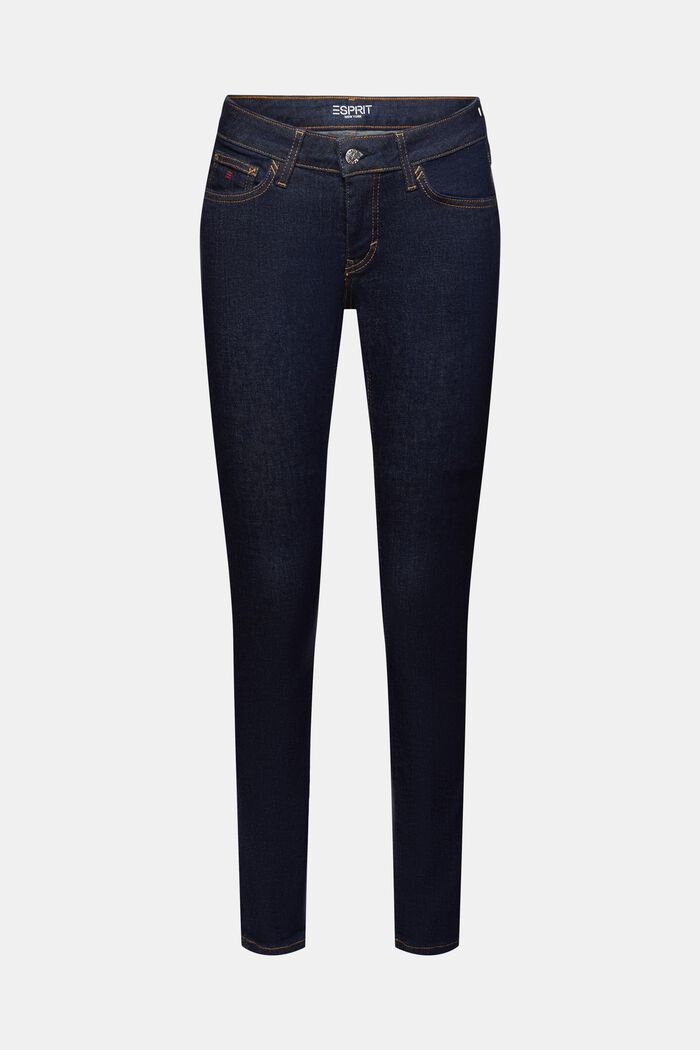 Mid-Rise Skinny Jeans, BLUE RINSE, detail image number 7