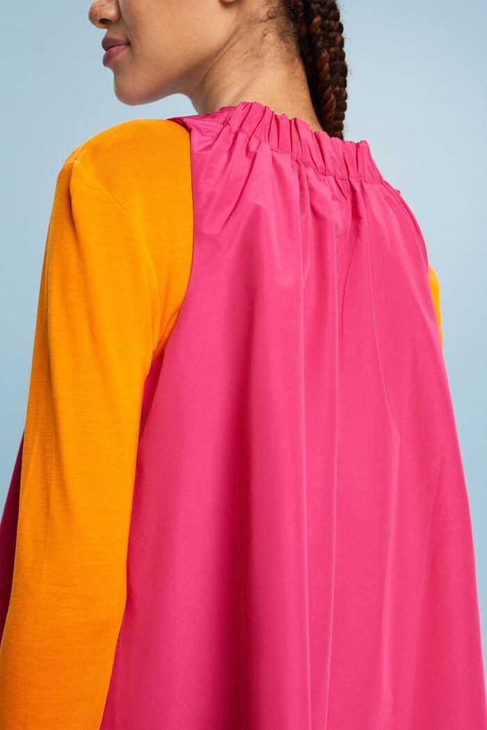 A-Lined Mini Dress, PINK FUCHSIA, detail image number 3