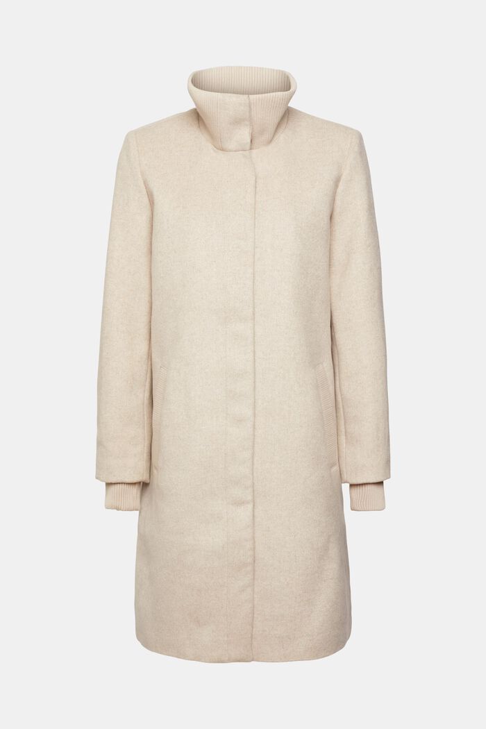 Wool blend coat, ICE, detail image number 7