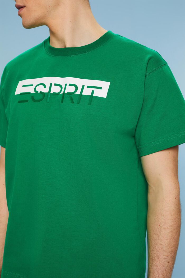 Logo Appliqué T-Shirt, GREEN, detail image number 3