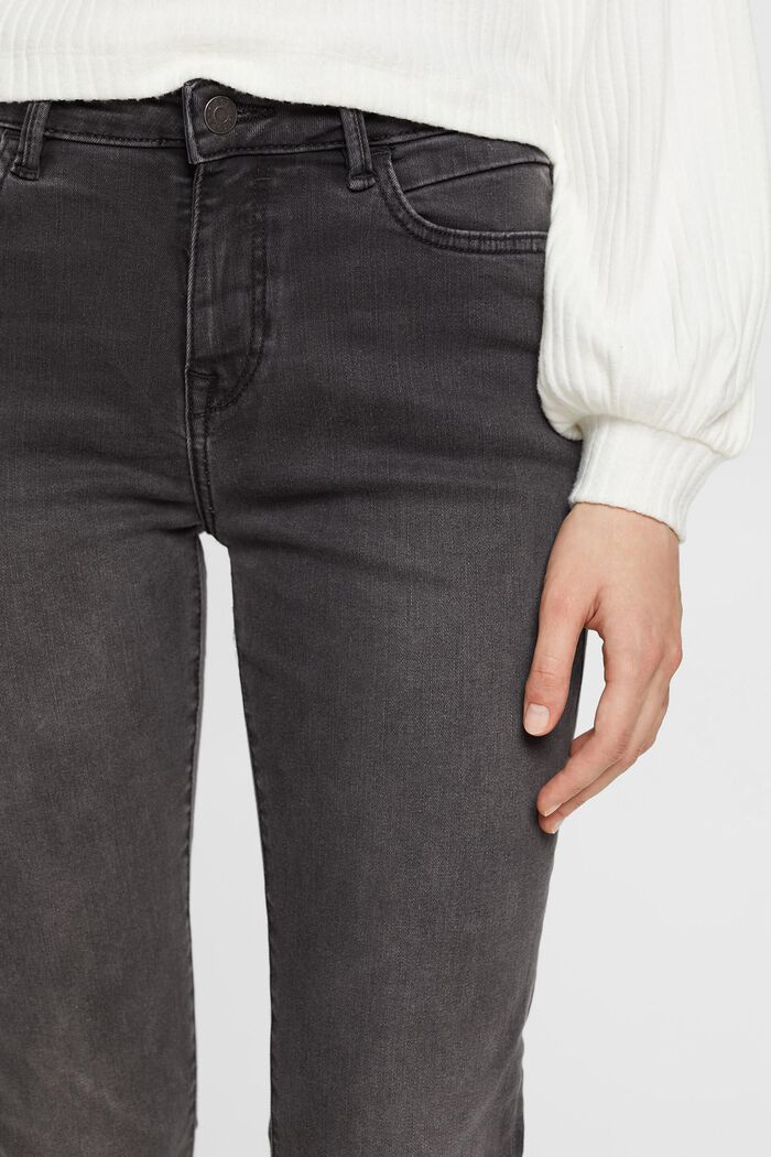 Mid-rise slim fit stretch jeans, Dual Max, GREY DARK WASHED, detail image number 2