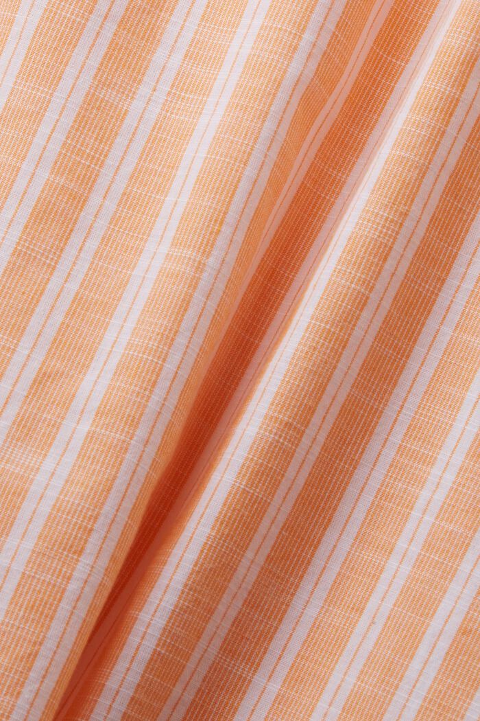Striped cotton blouse, ORANGE, detail image number 5