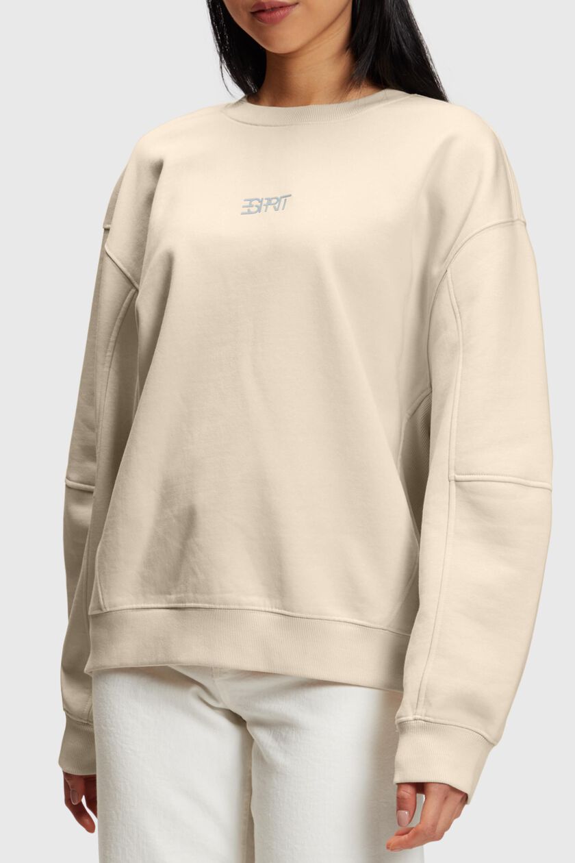 Oversized logo print sweatshirt