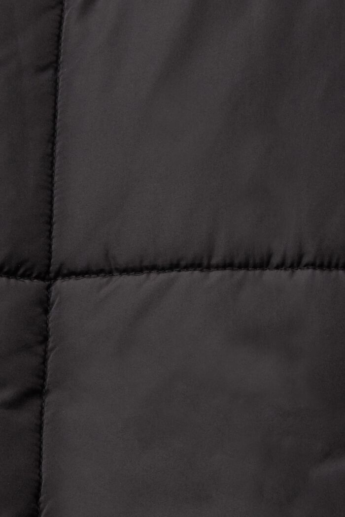 Made of recycled material: quilted jacket, BLACK, detail image number 1
