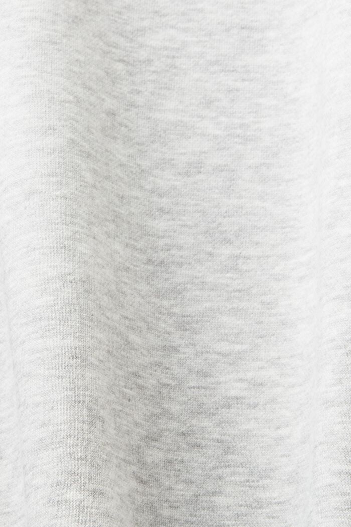 Logo Fleece Sweatshirt, LIGHT GREY 5, detail image number 6