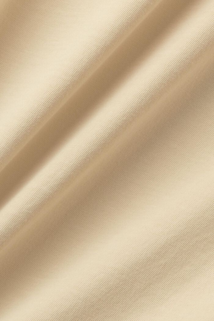 Washed T-shirt, 100% cotton, SAND, detail image number 5