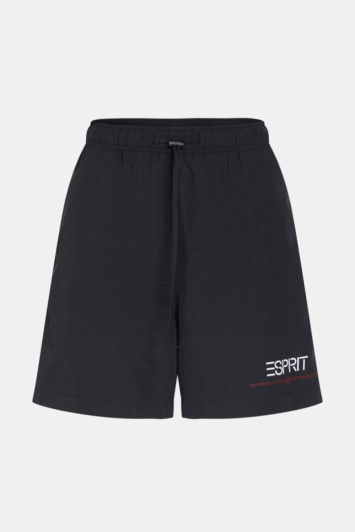 ESPRIT x Rest & Recreation Capsule Windbreaker Shorts, BLACK, detail image number 6