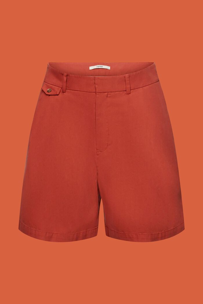 Chino shorts, TERRACOTTA, detail image number 7