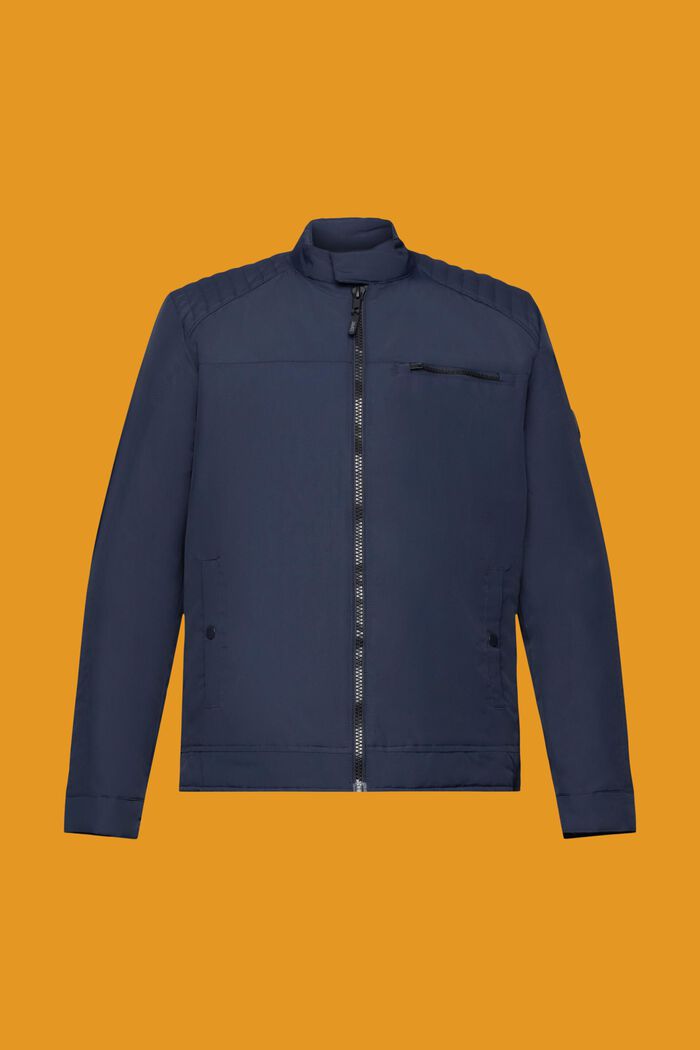 Water-repellent ripstop jacket, NAVY, detail image number 7