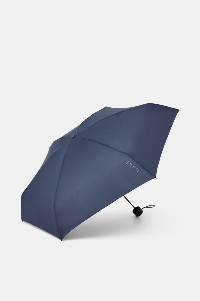 Plain mini pocket umbrella, BLUE, detail image number 2