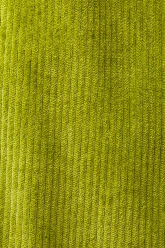 Corduroy Button-Down Shirt, LEAF GREEN, detail image number 5