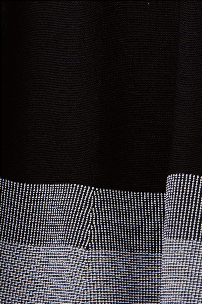 Knitted mini dress, BLACK, detail image number 6