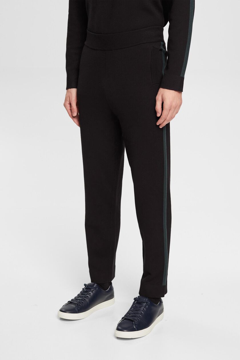 Knitted joggers, LENZING™ ECOVERO™