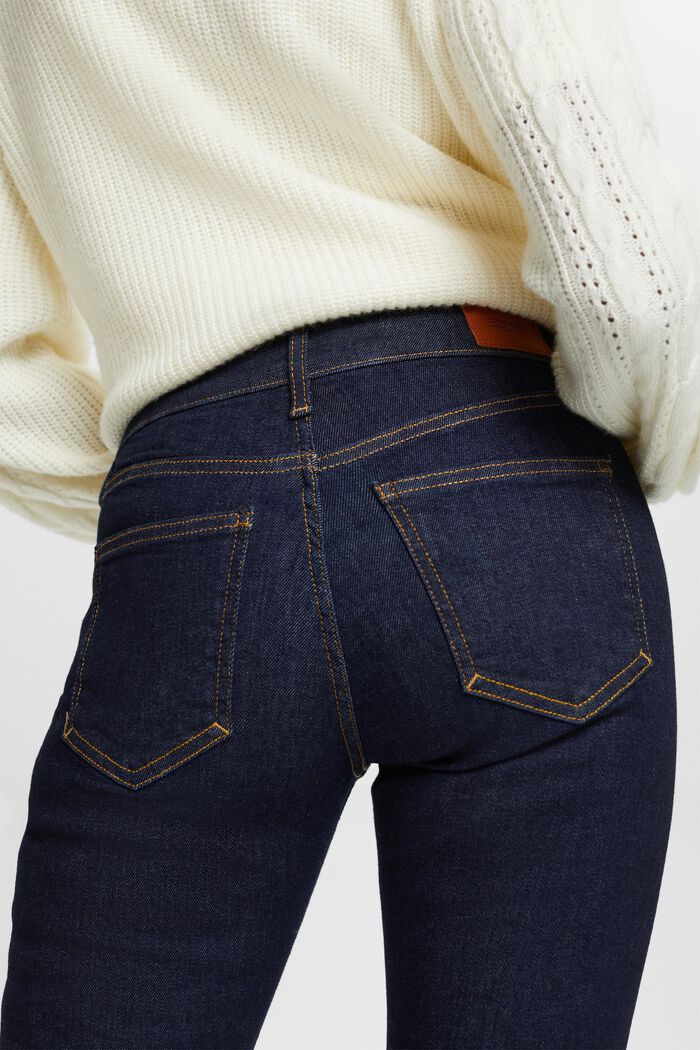 Mid-Rise Slim Jeans, BLUE RINSE, detail image number 4
