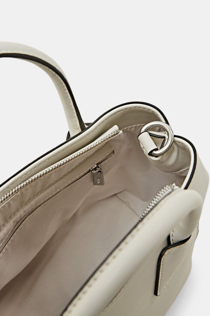 Faux Leather Shoulder Bag, ICE, detail image number 3