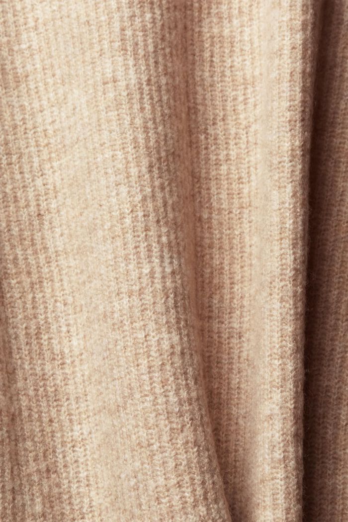 CURVY knitted wool blend jumper, SAND, detail image number 5