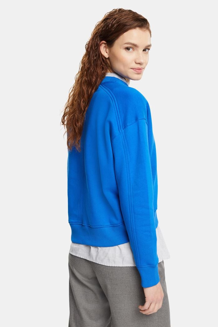 Sweatshirt with logo, BLUE, detail image number 3