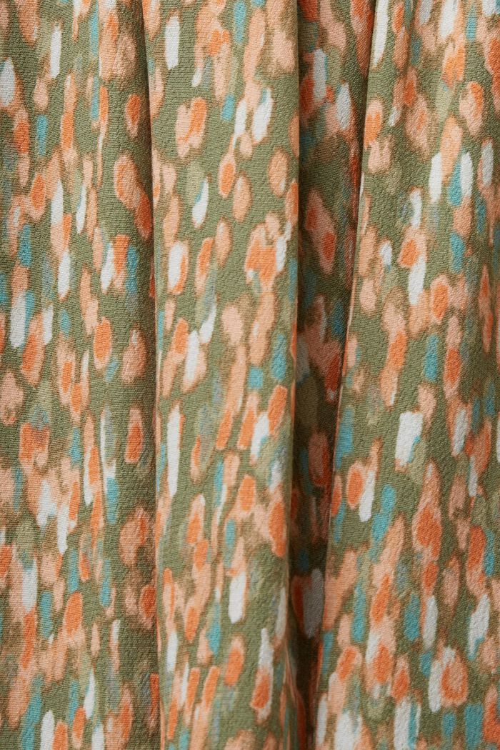 Patterned mini skirt, LENZING™ ECOVERO™, PASTEL GREEN, detail image number 4