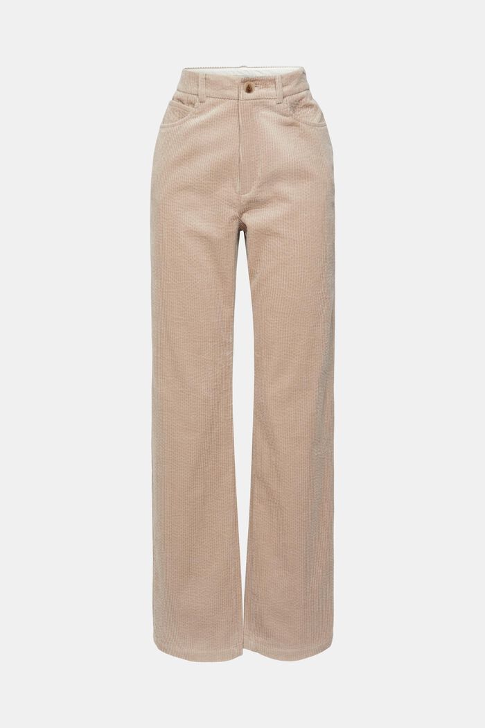 80's Straight corduroy trousers, LIGHT TAUPE, detail image number 6