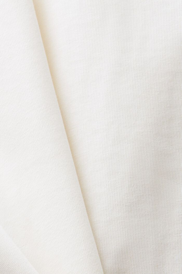 Unisex Logo Cotton Jersey T-Shirt, OFF WHITE, detail image number 6