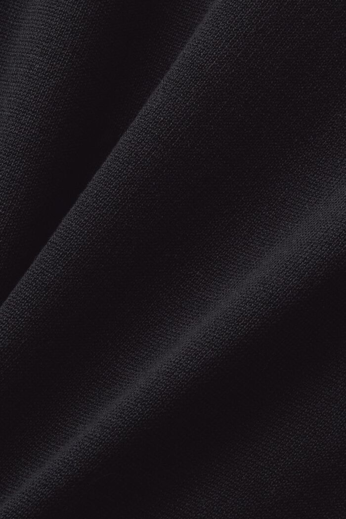 Knit Mock Neck Midi Dress, BLACK, detail image number 5