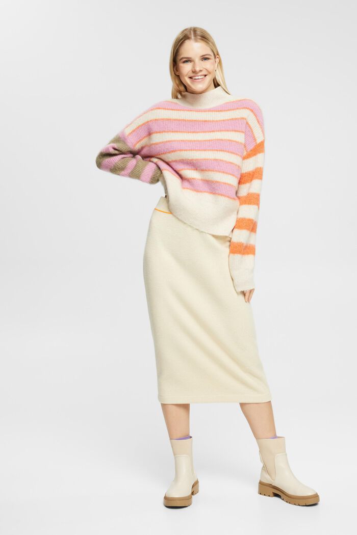 Striped wool blend jumper, ICE, detail image number 5