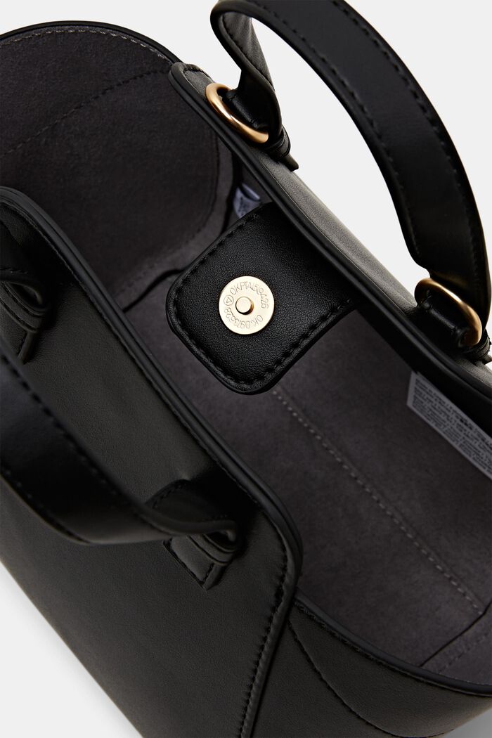 Small Tote Crossbody Bag, BLACK, detail image number 3