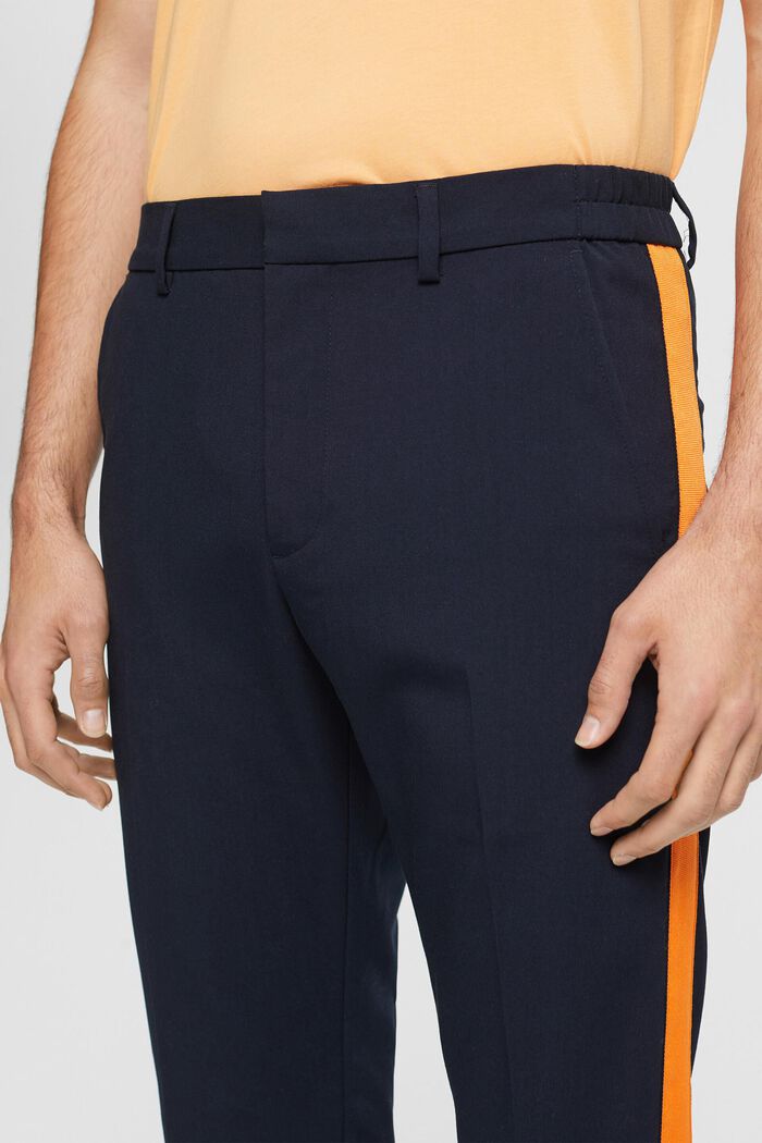 Tailored tracksuit style trousers, NAVY, detail image number 2