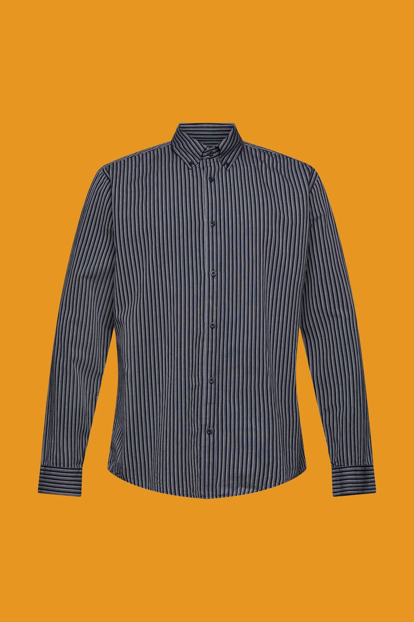 Striped sustainable cotton shirt