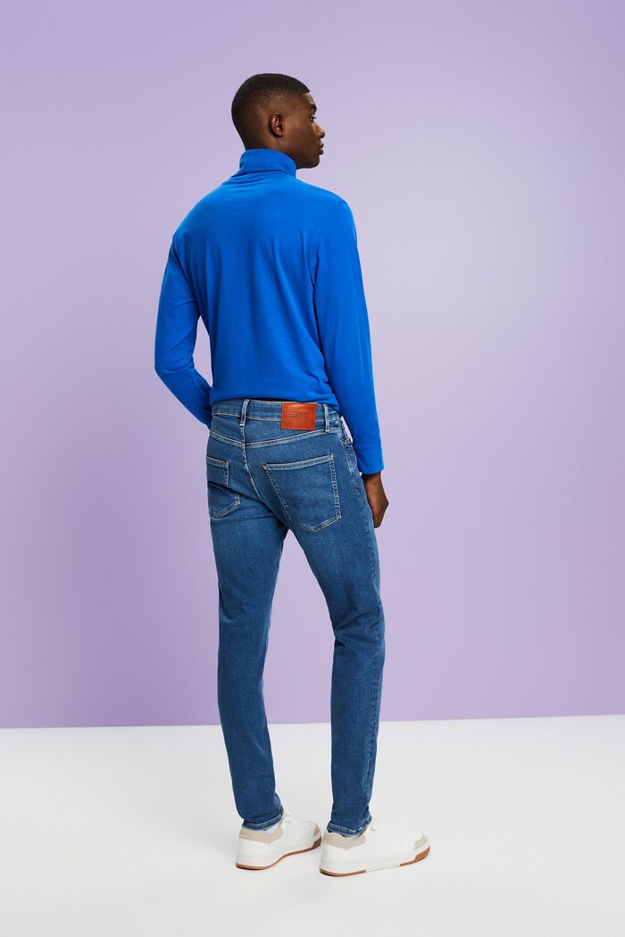 Mid-Rise Slim Fit Jeans, BLUE MEDIUM WASH, detail image number 2