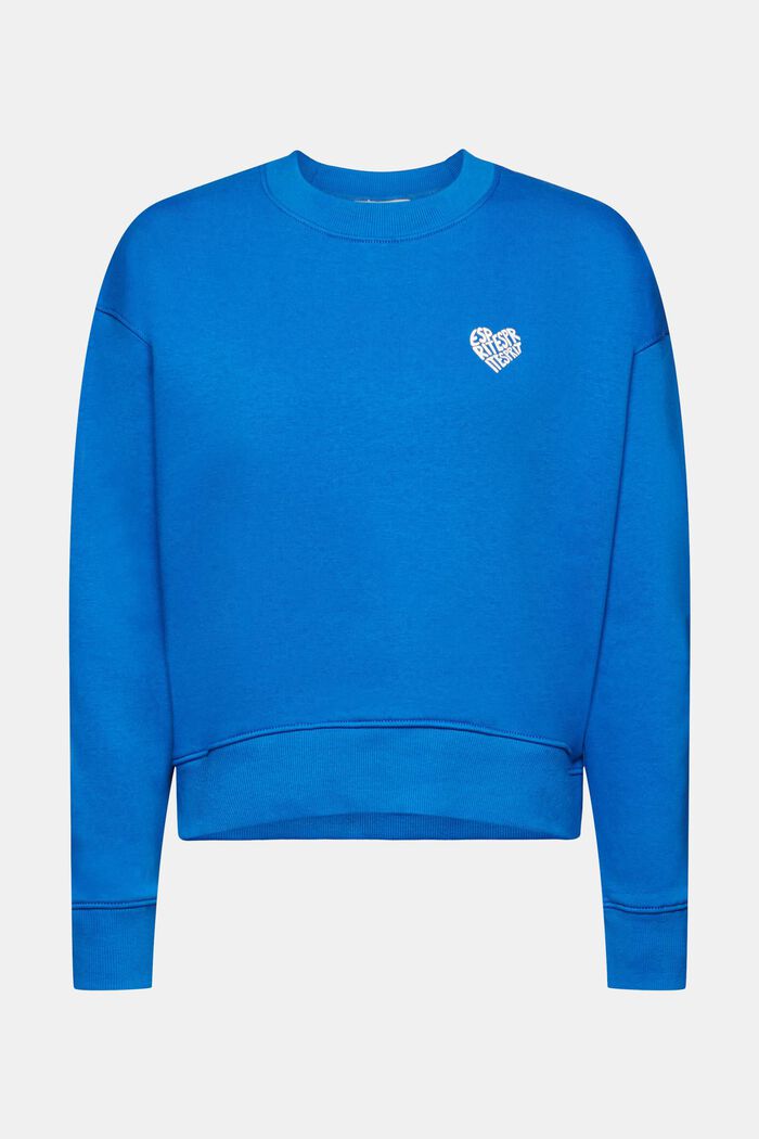 Sweatshirt with logo, BLUE, detail image number 6