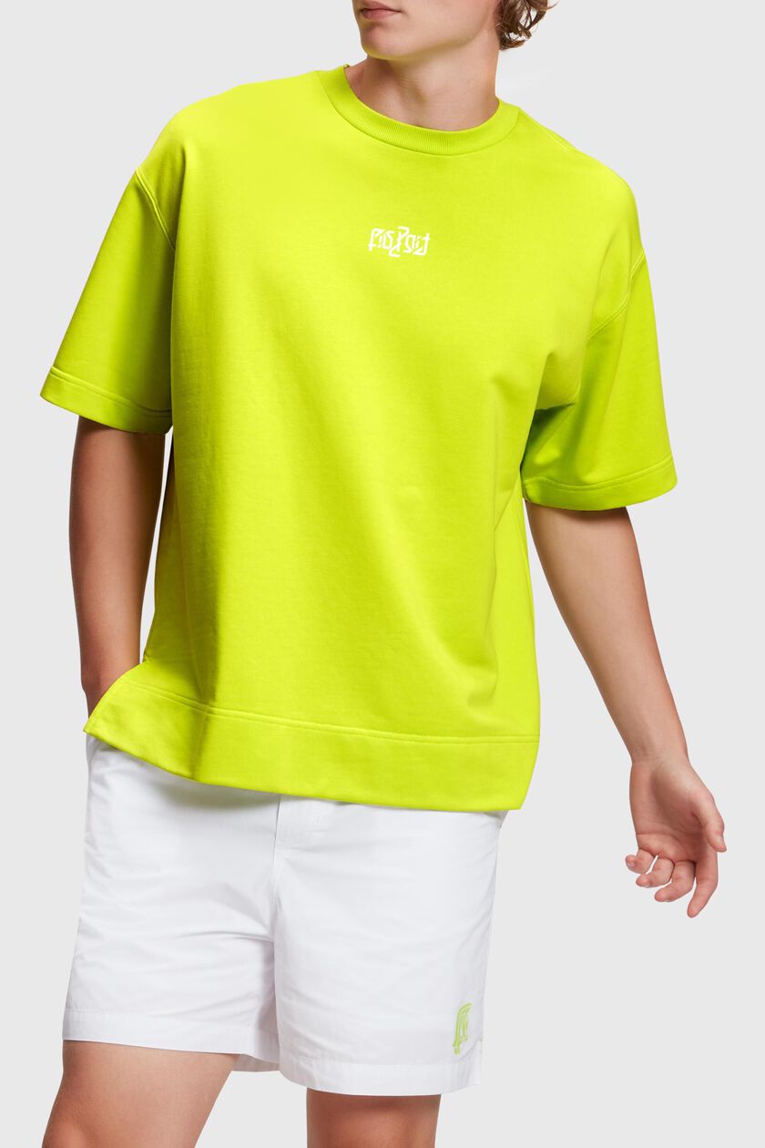 Relaxed Fit Neon Pop Print Sweatshirt
