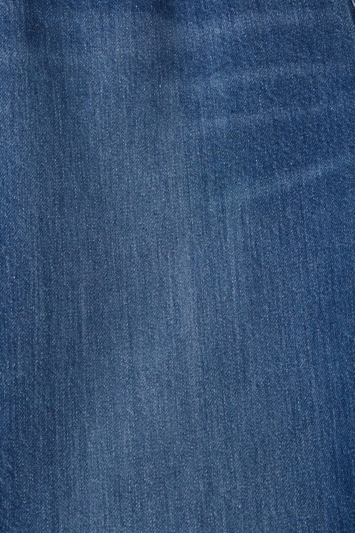 High-rise distressed dad fit jeans, BLUE MEDIUM WASHED, detail image number 5