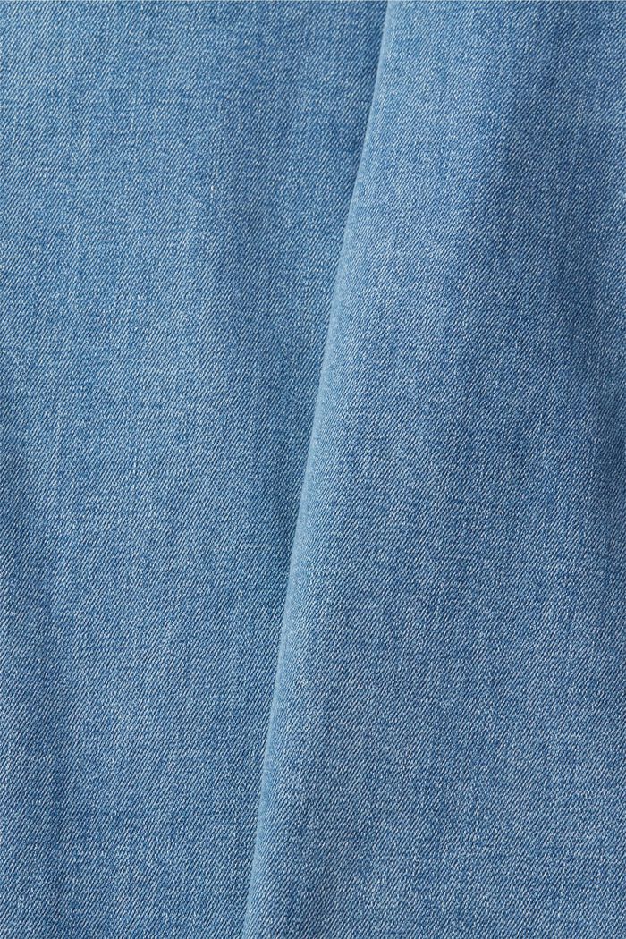 Bleached slim fit jeans, BLUE BLEACHED, detail image number 5