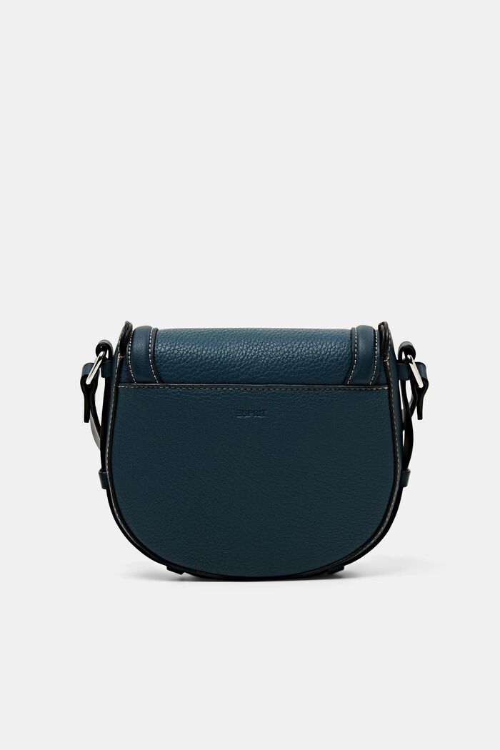Faux leather cross body bag, TEAL GREEN, detail image number 2