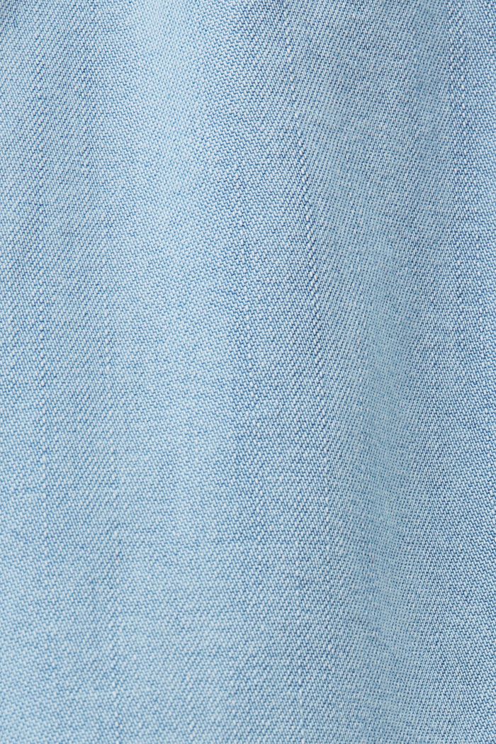 Pull-on jeans shorts, TENCEL™, BLUE BLEACHED, detail image number 5