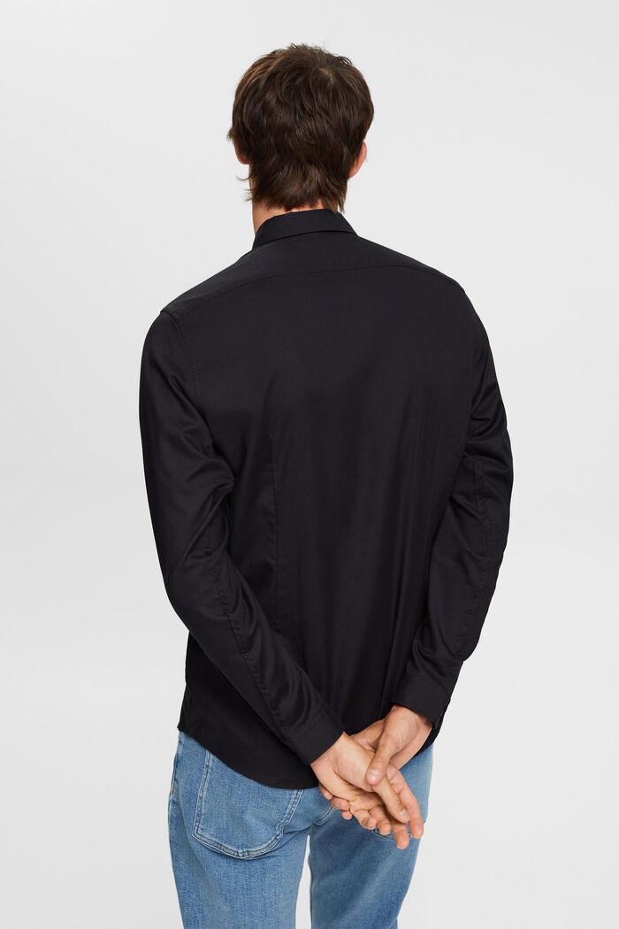 Slim fit shirt, BLACK, detail image number 3
